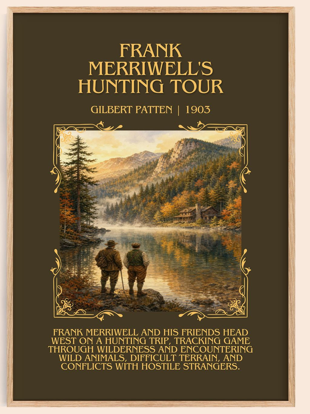 Frank Merriwell'S Hunting Tour Minimalist Book Poster by G. Patten – book poster
