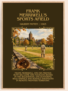 Frank Merriwell'S Sports Afield Minimalist Book Poster by G. Patten – image 1