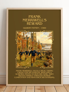 Frank Merriwell'S Reward Minimalist Book Poster by Gilbert Patten – image 2