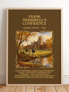 Frank Merriwell'S Confidence Minimalist Book Poster by Gilbert Patten – image 2