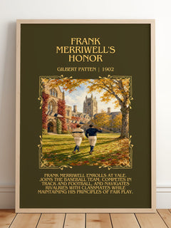 Frank Merriwell'S Honor Minimalist Book Poster by Gilbert Patten – image 2