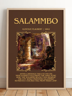 Salammbô Minimalist Book Poster by Gustave Flaubert – image 2