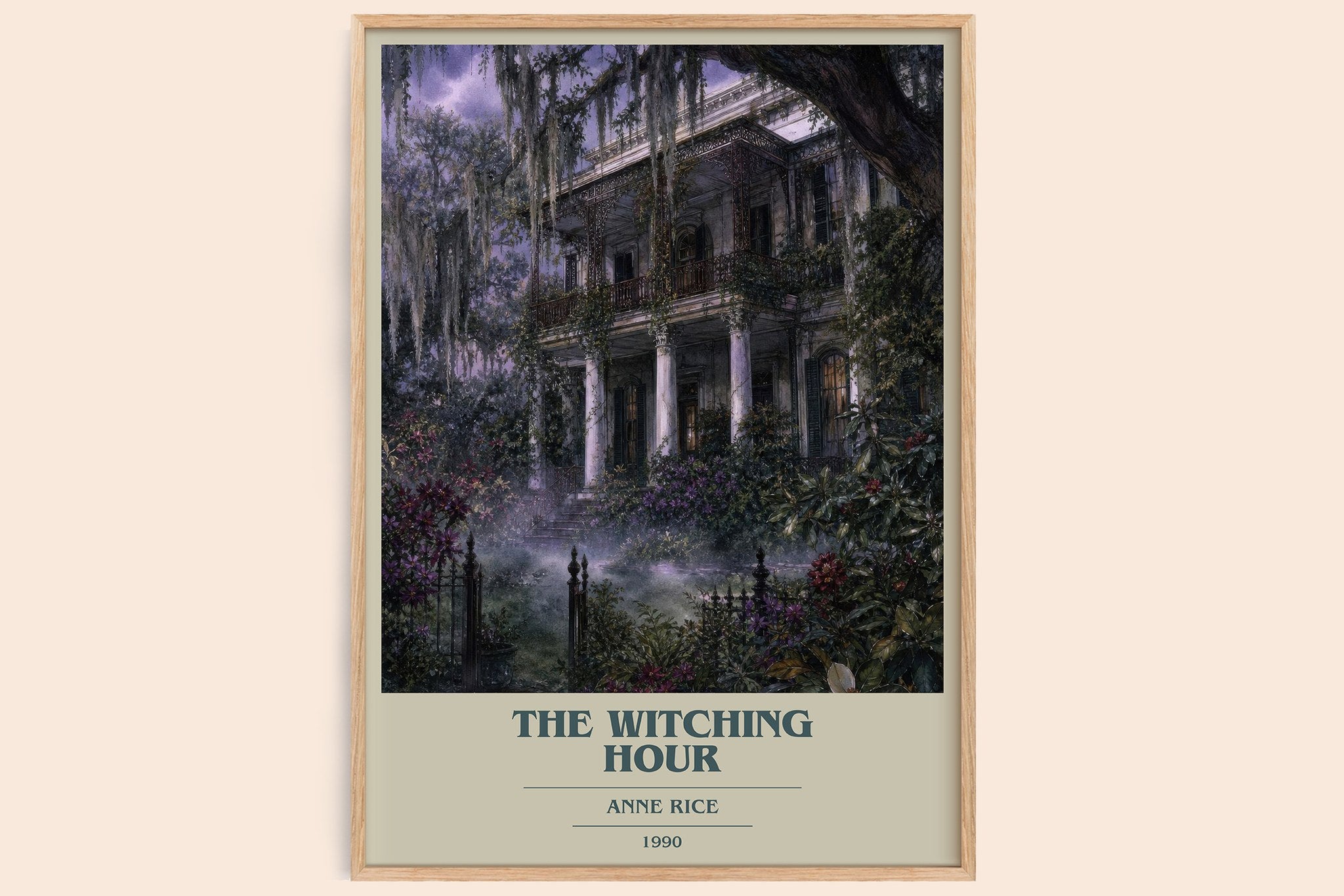 The Witching Hour Book Cover Poster by Anne Rice