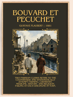 Bouvard Et Pécuchet Minimalist Book Poster by Gustave Flaubert – image 1