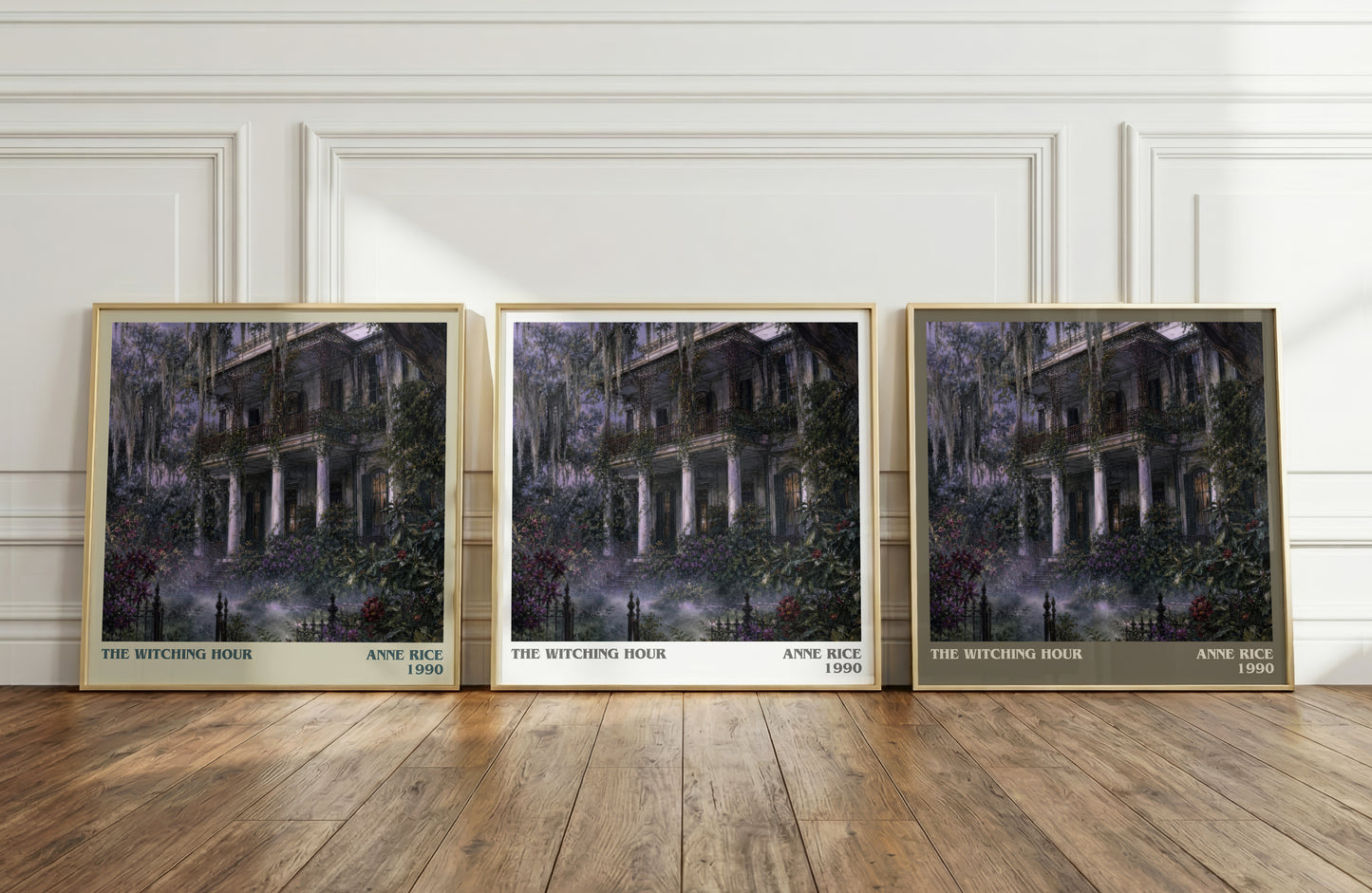 The Witching Hour literary art print colour and style options – Anne Rice book art