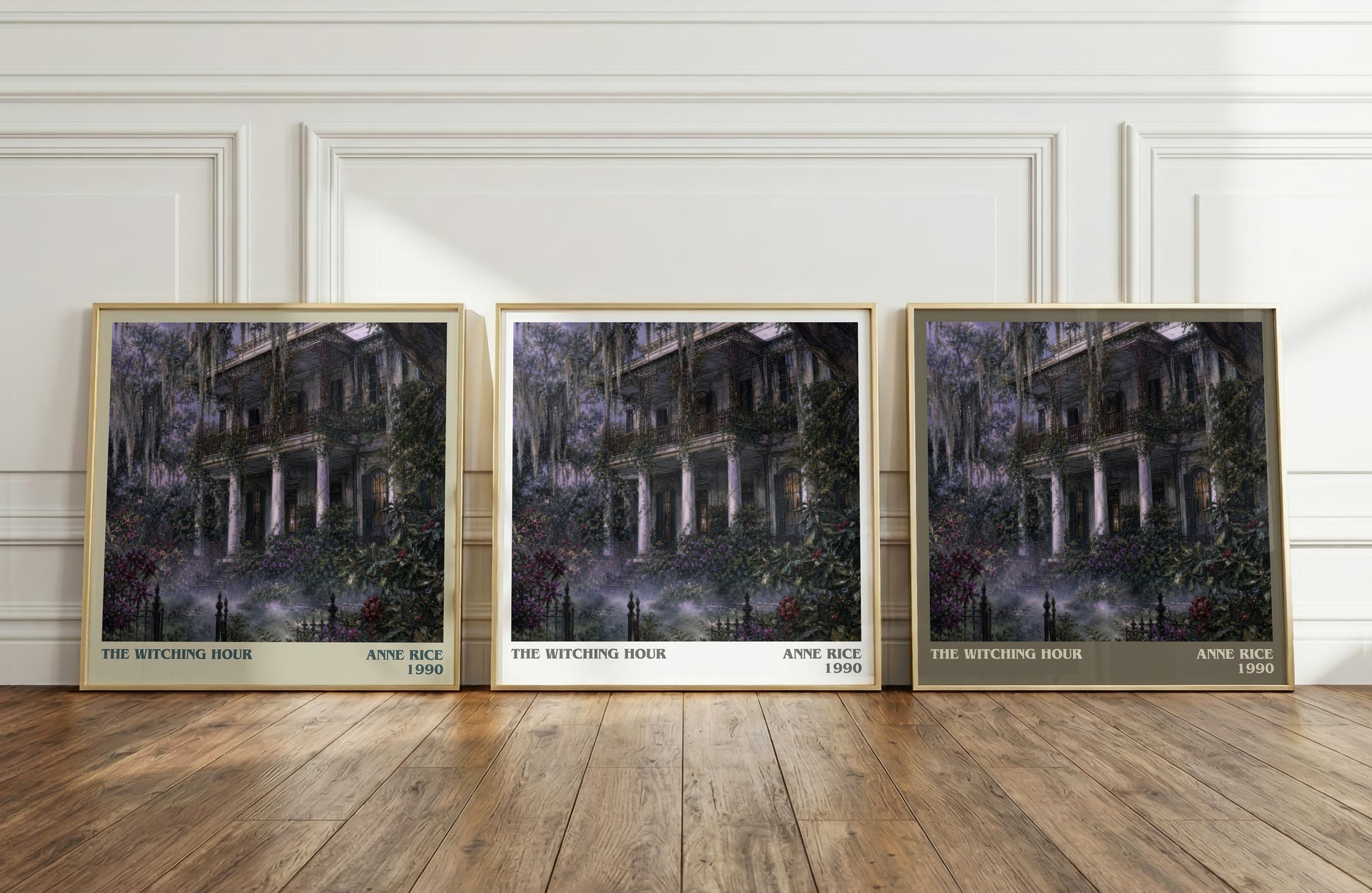 The Witching Hour literary art print colour and style options – Anne Rice book art