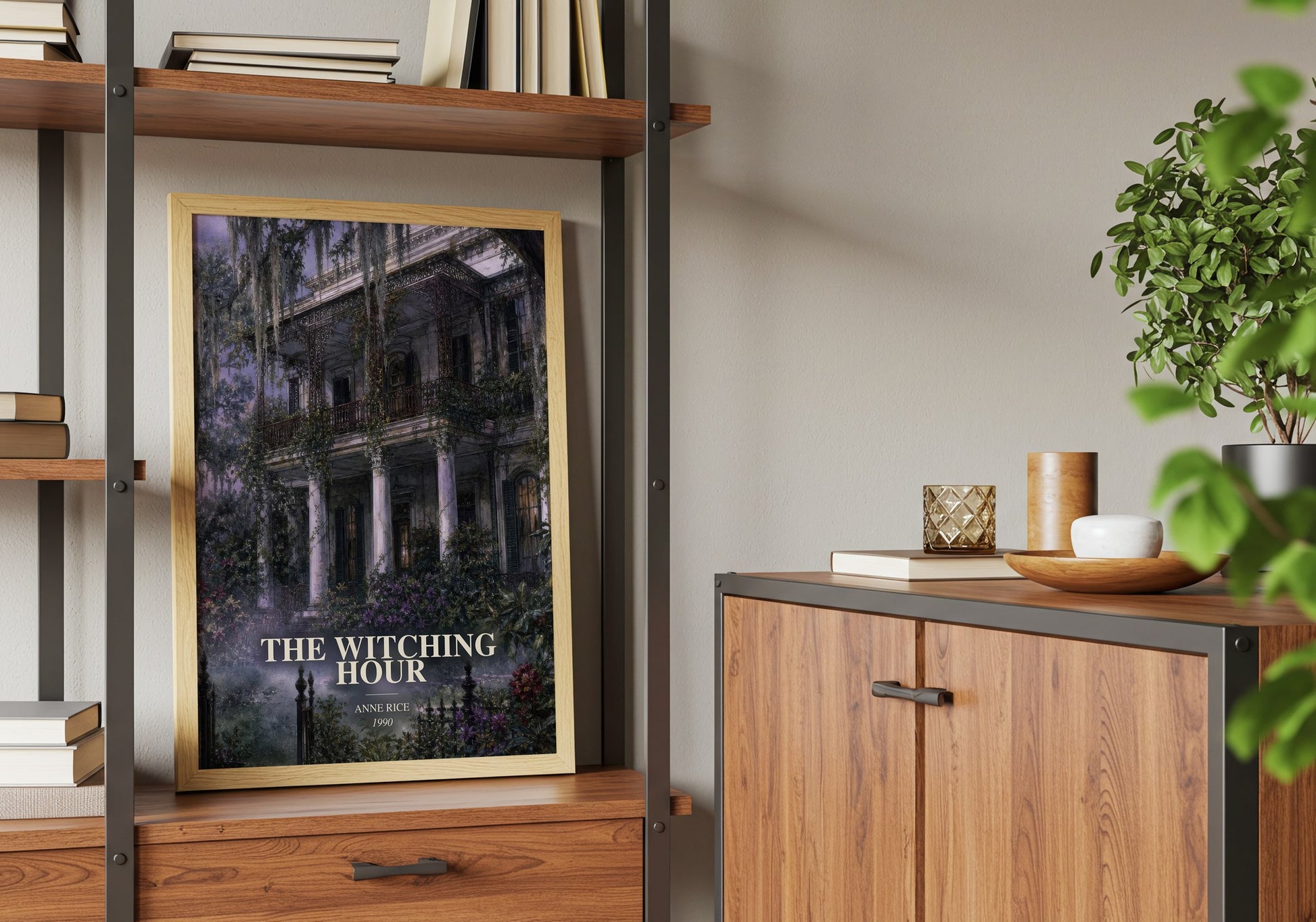 The Witching Hour book watercolour illustration paper finish options – matte satin gloss