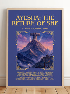 Ayesha: The Return Of She Minimalist Book Poster by H. Rider Haggard – image 2