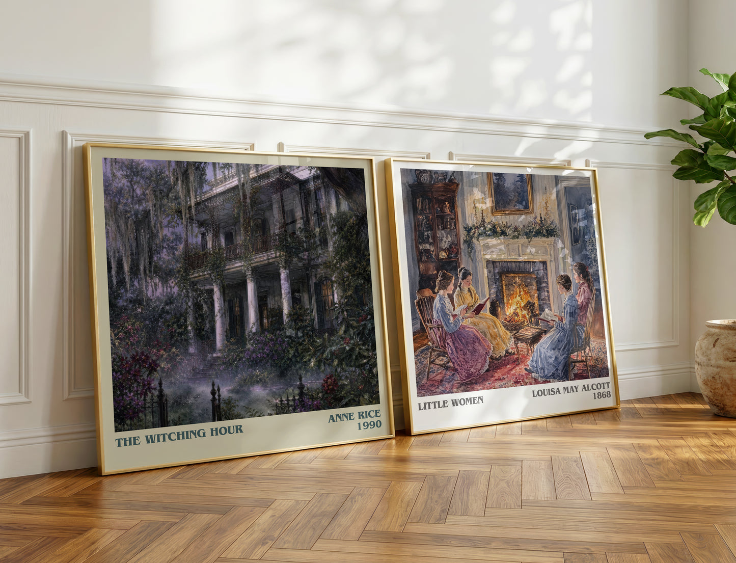 The Witching Hour literary print on bookshelf – Anne Rice fan gift