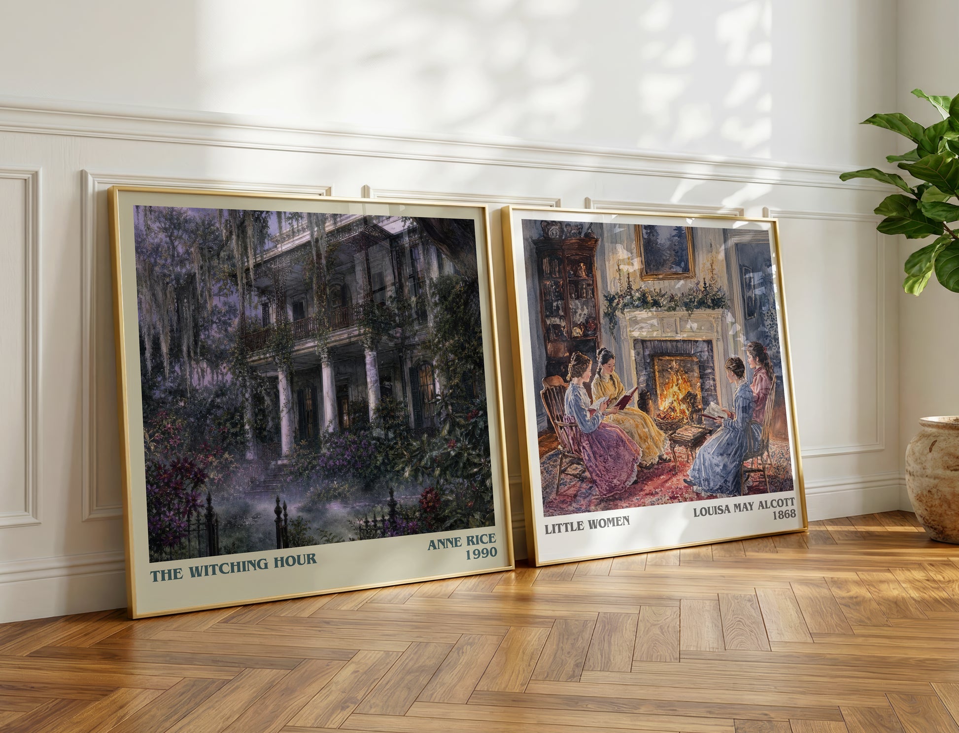 The Witching Hour literary print on bookshelf – Anne Rice fan gift