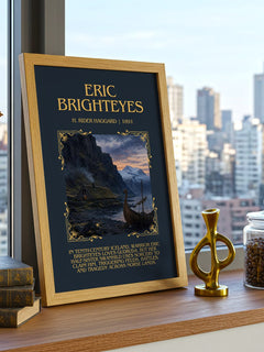 Eric Brighteyes Minimalist Book Poster by H. Rider Haggard – image 3