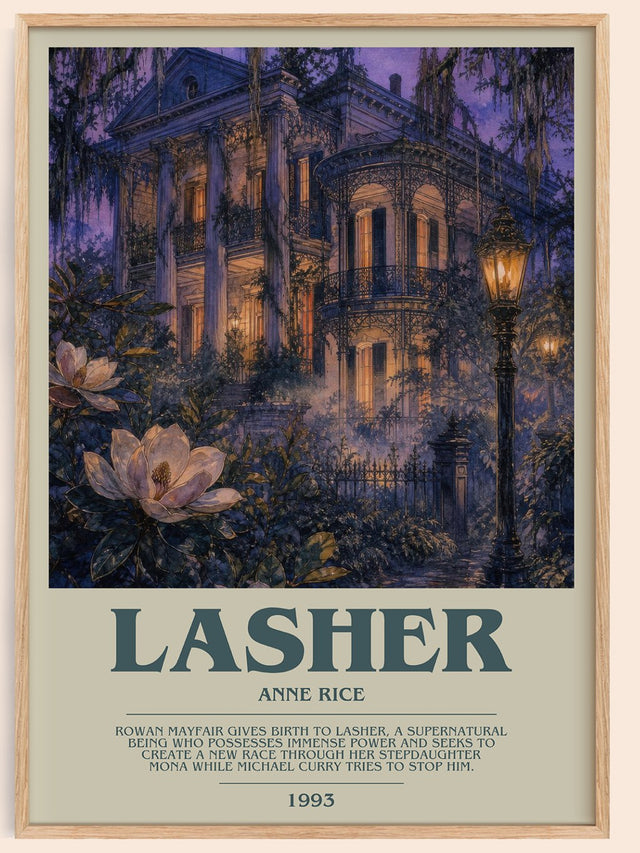 Lasher Bookish Wall Art by Anne Rice