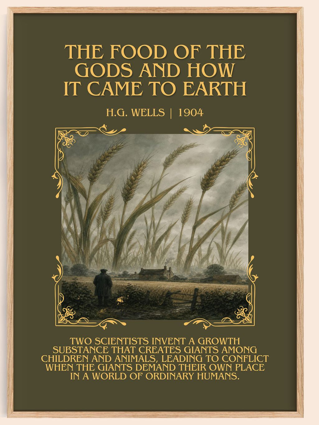 Food Of The Gods And How It Came To Earth Minimalist Book Poster – book poster