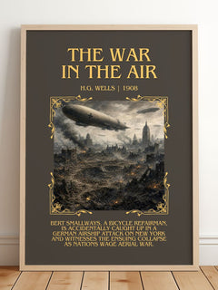 The War In The Air Minimalist Book Poster by H.G. Wells – image 2
