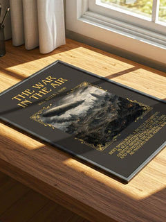 The War In The Air Minimalist Book Poster by H.G. Wells – image 4
