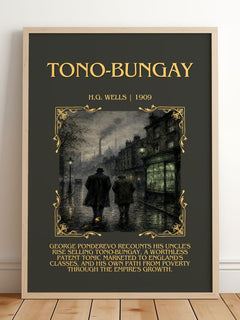 Tono-Bungay Minimalist Book Poster by H.G. Wells – image 2