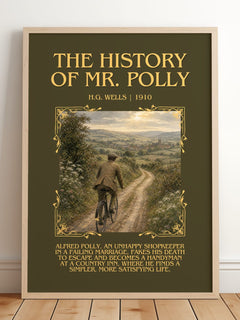 The History Of Mr. Polly Minimalist Book Poster by H.G. Wells – image 2