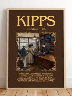 Kipps Minimalist Book Poster by H.G. Wells – image 2