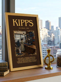 Kipps Minimalist Book Poster by H.G. Wells – image 3