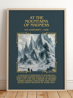 At The Mountains Of Madness Minimalist Book Poster by H.P. Lovecraft – image 2