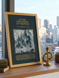 At The Mountains Of Madness Minimalist Book Poster by H.P. Lovecraft – image 3