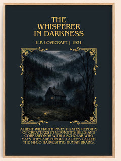 The Whisperer In Darkness Minimalist Book Poster by H.P. Lovecraft – image 1