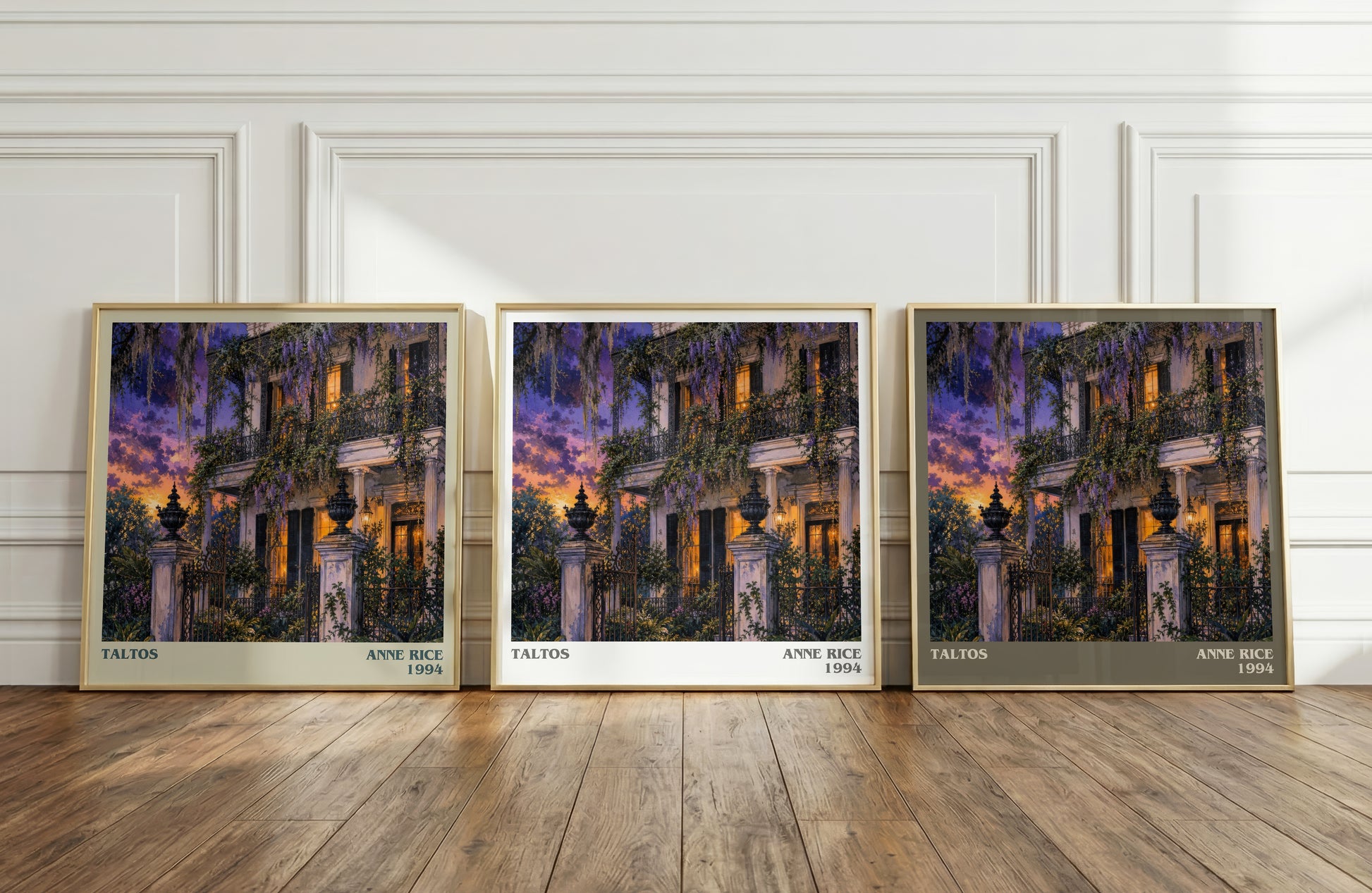 Taltos literary art print colour and style options – Anne Rice book art
