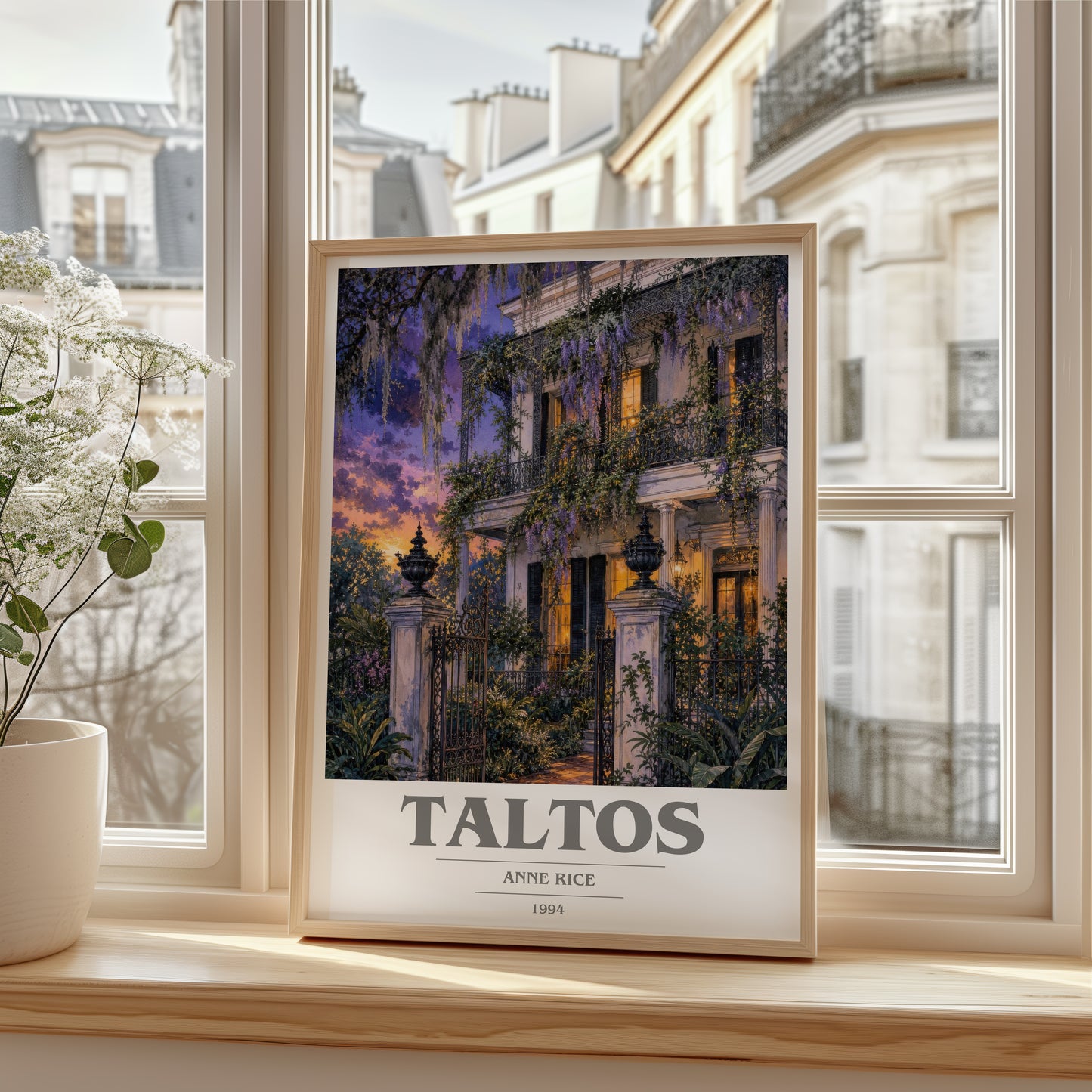 Taltos book cover poster colour and style options – Anne Rice book art