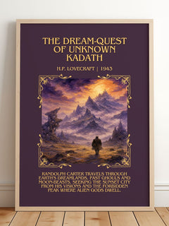 Dream-Quest Of Unknown Kadath Minimalist Book Poster by H.P. Lovecraft – image 2