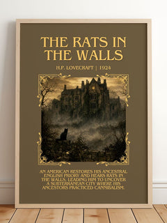The Rats In The Walls Minimalist Book Poster by H.P. Lovecraft – image 2