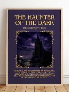 The Haunter Of The Dark Minimalist Book Poster by H.P. Lovecraft – image 2