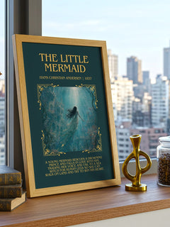 The Little Mermaid Minimalist Book Poster by Hans Christian Andersen – image 3