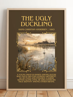 The Ugly Duckling Minimalist Book Poster by Hans Christian Andersen – image 2