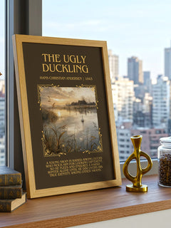 The Ugly Duckling Minimalist Book Poster by Hans Christian Andersen – image 3