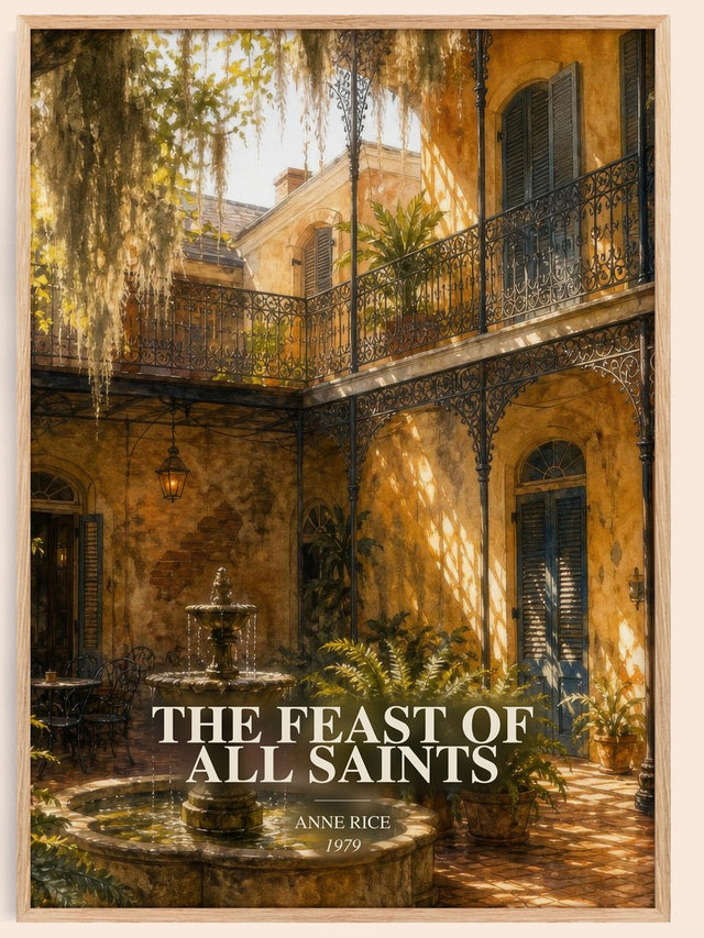 The Feast Of All Saints Book Watercolour Illustration by Anne Rice