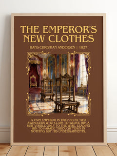 Emperor'S New Clothes Minimalist Book Poster by H. Andersen – image 2