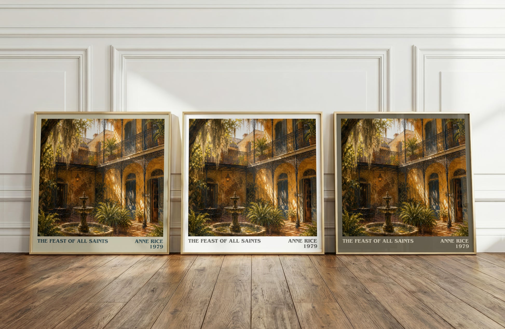 The Feast Of All Saints literary art print colour and style options – Anne Rice book art
