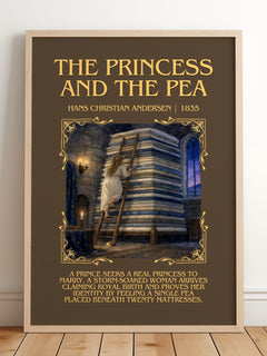 Princess And The Pea Minimalist Book Poster by Hans Christian Andersen – image 2