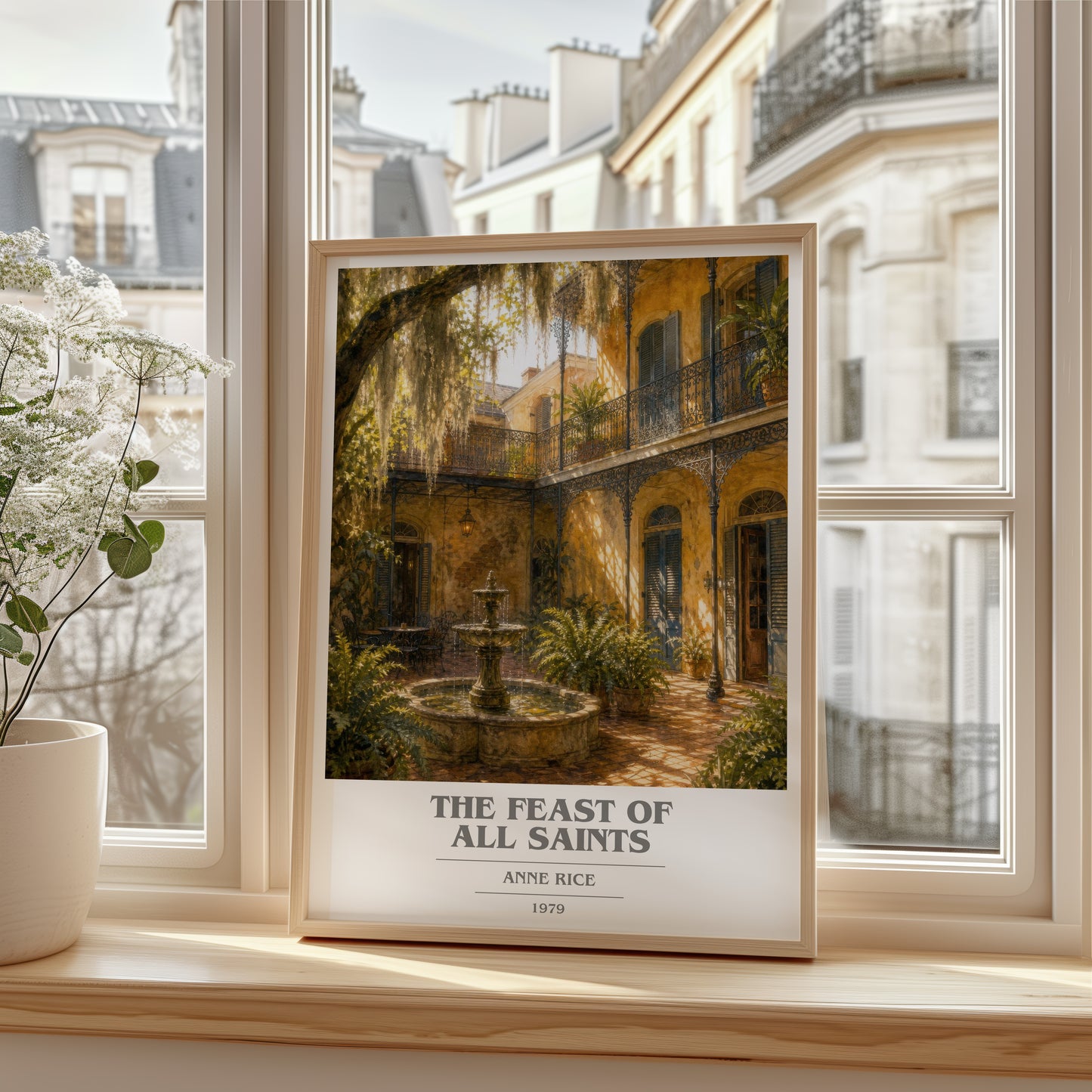 The Feast Of All Saints book cover poster colour and style options – Anne Rice book art