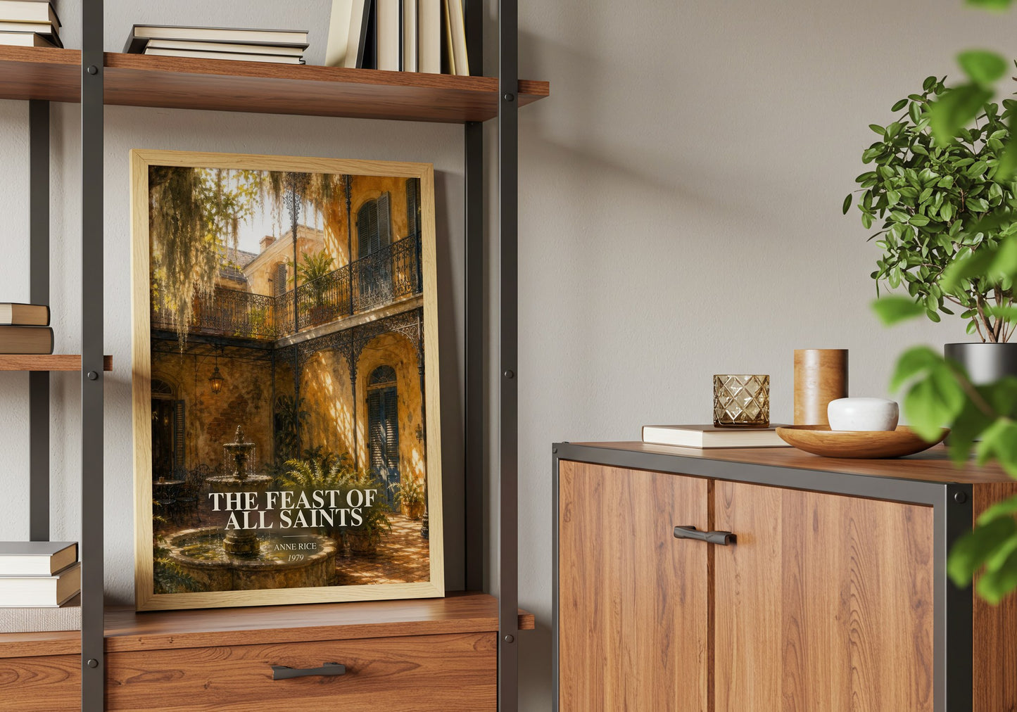 The Feast Of All Saints book watercolour illustration paper finish options – matte satin gloss