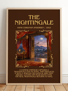 The Nightingale Minimalist Book Poster by Hans Christian Andersen – image 2