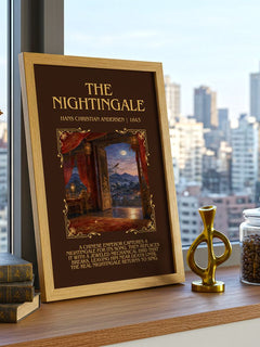 The Nightingale Minimalist Book Poster by Hans Christian Andersen – image 3