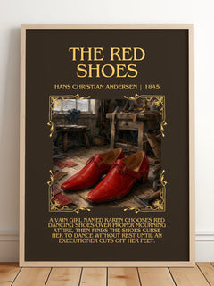 The Red Shoes Minimalist Book Poster by Hans Christian Andersen – image 2