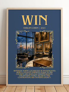 Win Minimalist Book Poster by Harlan Coben – image 2