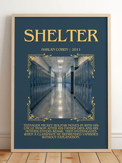 Shelter Minimalist Book Poster by Harlan Coben – image 2