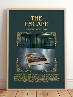 The Escape Minimalist Book Poster by Harlan Coben – image 2