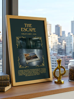 The Escape Minimalist Book Poster by Harlan Coben – image 3
