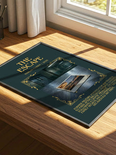 The Escape Minimalist Book Poster by Harlan Coben – image 4