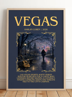 Vegas Minimalist Book Poster by Harlan Coben – image 2