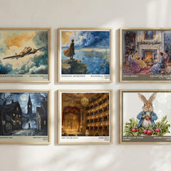Cry To Heaven literary print in frame leaning in hallway – historical fiction wall art
